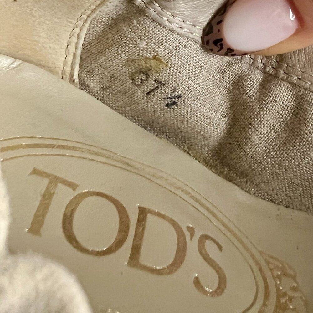 Tod's Suede Ballet Flats, 37.5, NWOT - Picture 9 of 9